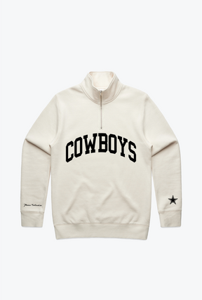 Pull à glissière quart de tour des Cowboys de Dallas - Ivoire