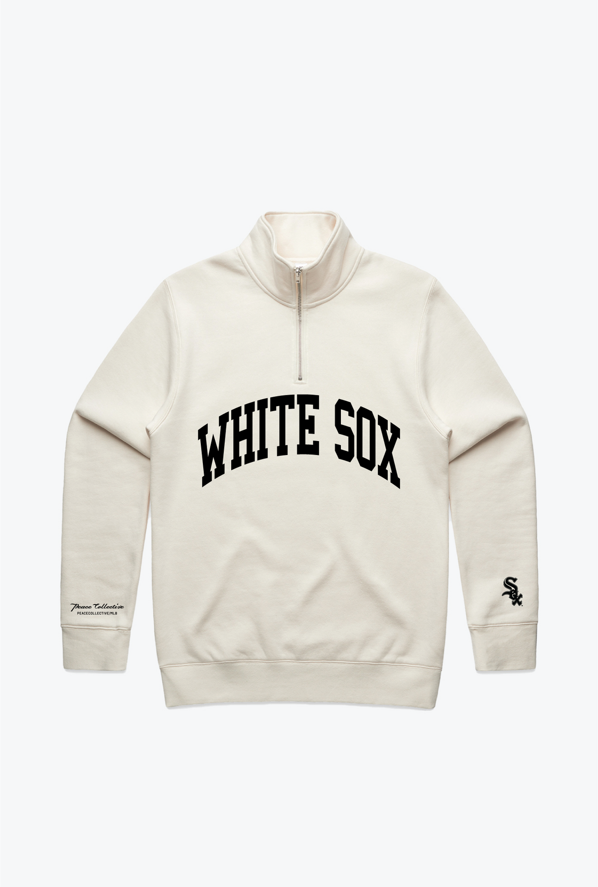 Chicago White Sox Collegiate Quarter Zip - Elfenbein