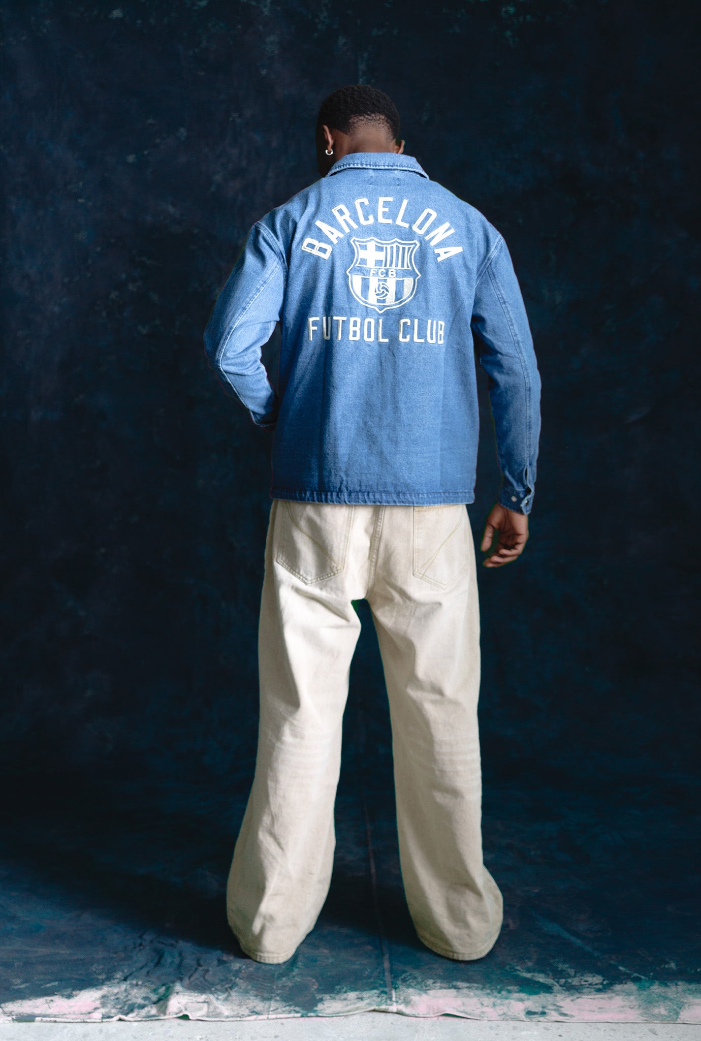 FC Barcelona Coach Jacket - Denim