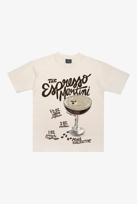 Peace Collective Espresso Martini Premium T-Shirt - Natural