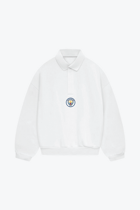 Manchester City Rugby-Trikot (Übergröße) – Weiß