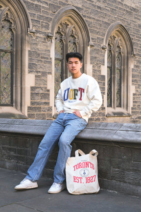 P/C x U Of Toronto Vintage Collegiate Graphic Tote Bag - Ivory