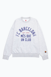 FC Barcelona SuperHeavy™️ Rundhalsausschnitt - Aschgrau