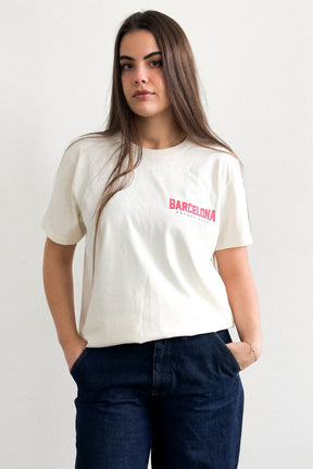 FC Barcelona Champion-T-Shirt – Elfenbein