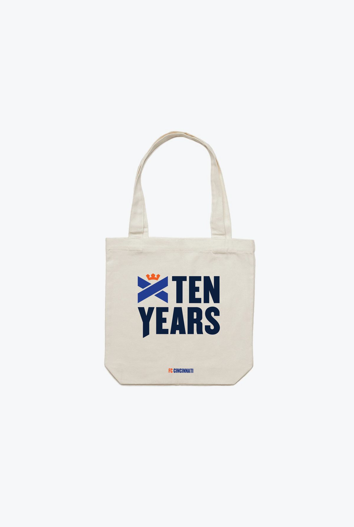FC Cincinnati 10th Anniversary Tote Bag - Ivory