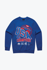 USA FIFA Women's Team Crewneck - Royal