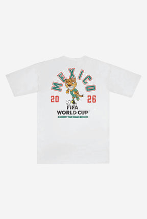 FIFA World Cup 2026™ Mexico Mascot Heavyweight T-Shirt - White