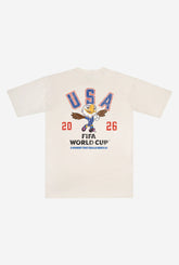 FIFA World Cup 2026™ USA Mascot Heavyweight T-Shirt - Ivory