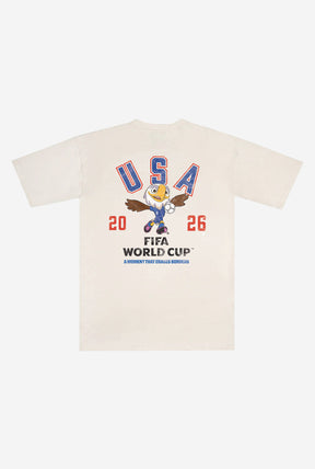 FIFA World Cup 2026™ USA Mascot Heavyweight T-Shirt - Ivory