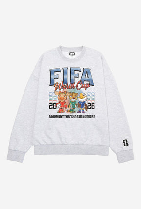 FIFA World Cup 2026™ Mascots Heavyweight Crewneck - Ash