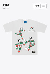 FIFA WM Spanien Maskottchen T-Shirt (schwere Qualität) - Weiß