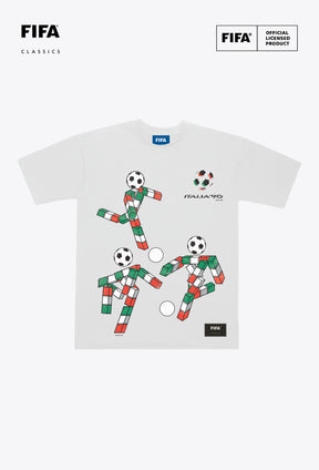 FIFA WM Spanien Maskottchen T-Shirt (schwere Qualität) - Weiß