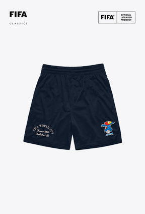FIFA WM 1998 Frankreich Mesh-Shorts – Marineblau