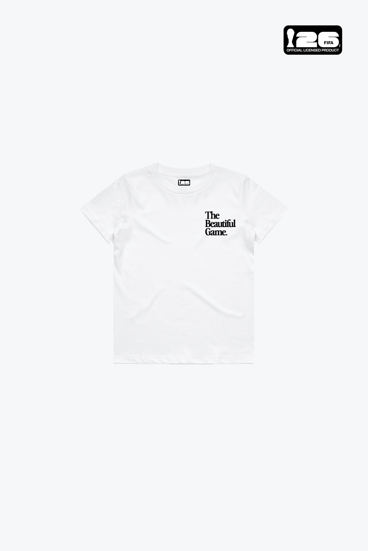 FIFA Fußball-Weltmeisterschaft 2026™ – Das schönste Spiel der Welt – Jugend-T-Shirt – Weiß