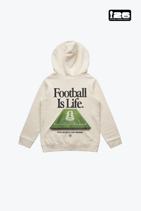 FIFA World Cup 2026™ Football is Life Kids Hoodie - Ivory