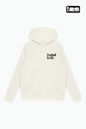 FIFA Weltmeisterschaft 2026™ Fußball ist Leben Schwergewichtiger Hoodie - Elfenbein