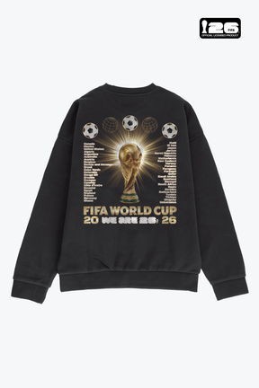 FIFA World Cup 2026™ FIFA World Tour Pigment Dye Crewneck - Black