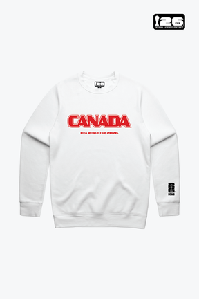 FIFA Fußball-Weltmeisterschaft 2026™ Kanada-Spirit-Pullover – Weiß