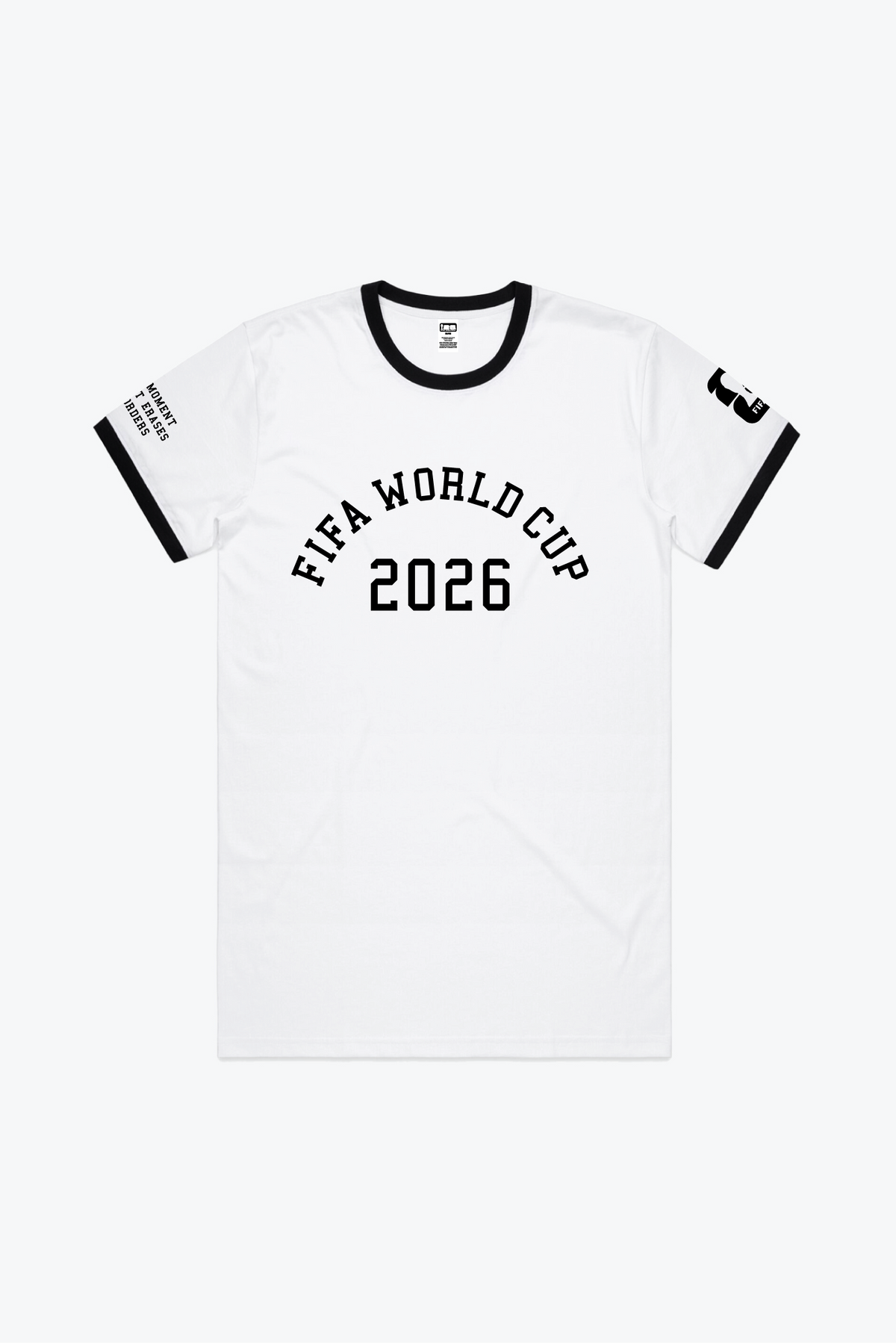 FIFA World Cup '26 Ringer T-Shirt - Black / White