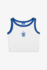 Camiseta Cortada de Mujeres de la Copa Mundial de la FIFA 2026™ Inglaterra - Blanca