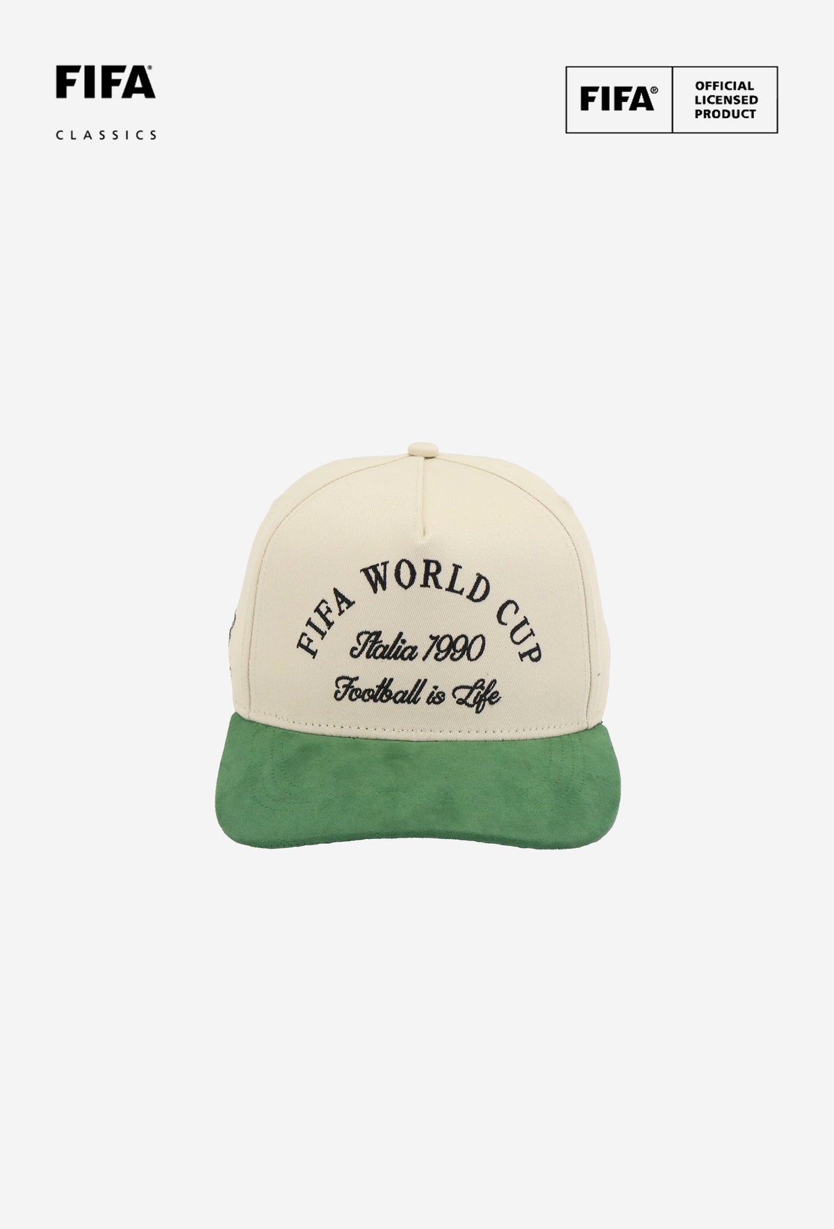 FIFA World Cup 1990™ Italy Suede A-Frame Cap - Green / Ivory