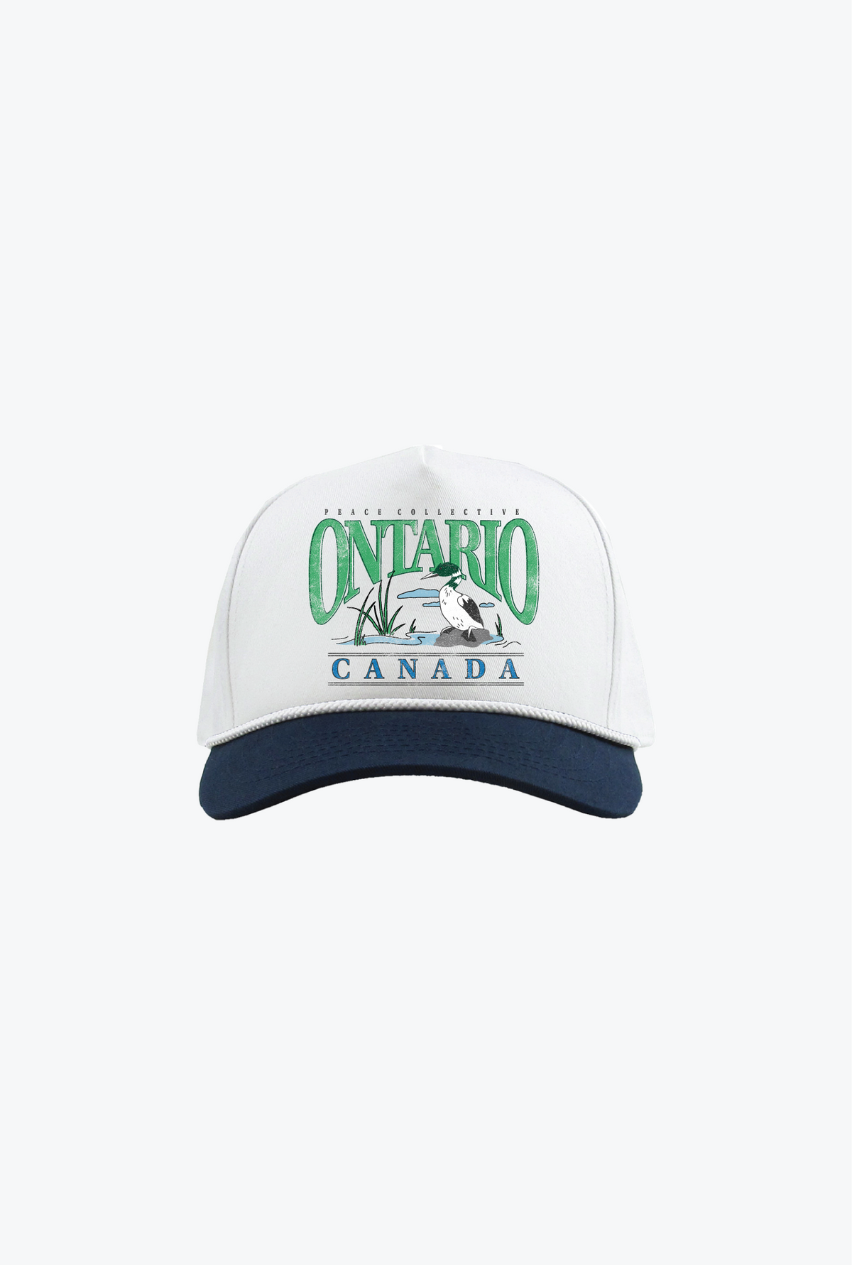 Ontario Loon Vintage Golfer - White/Navy