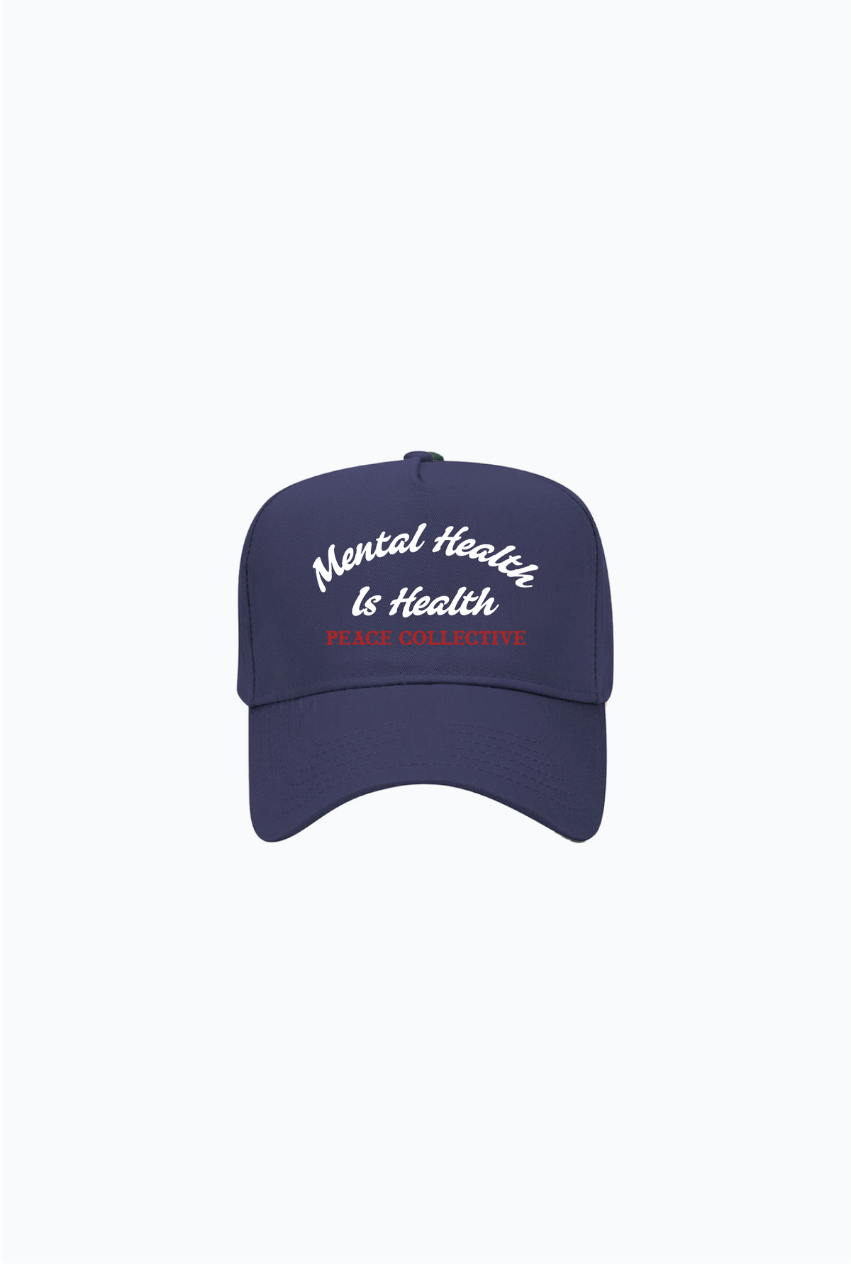 Mental Health is Health Western A-Frame Cap - Navy