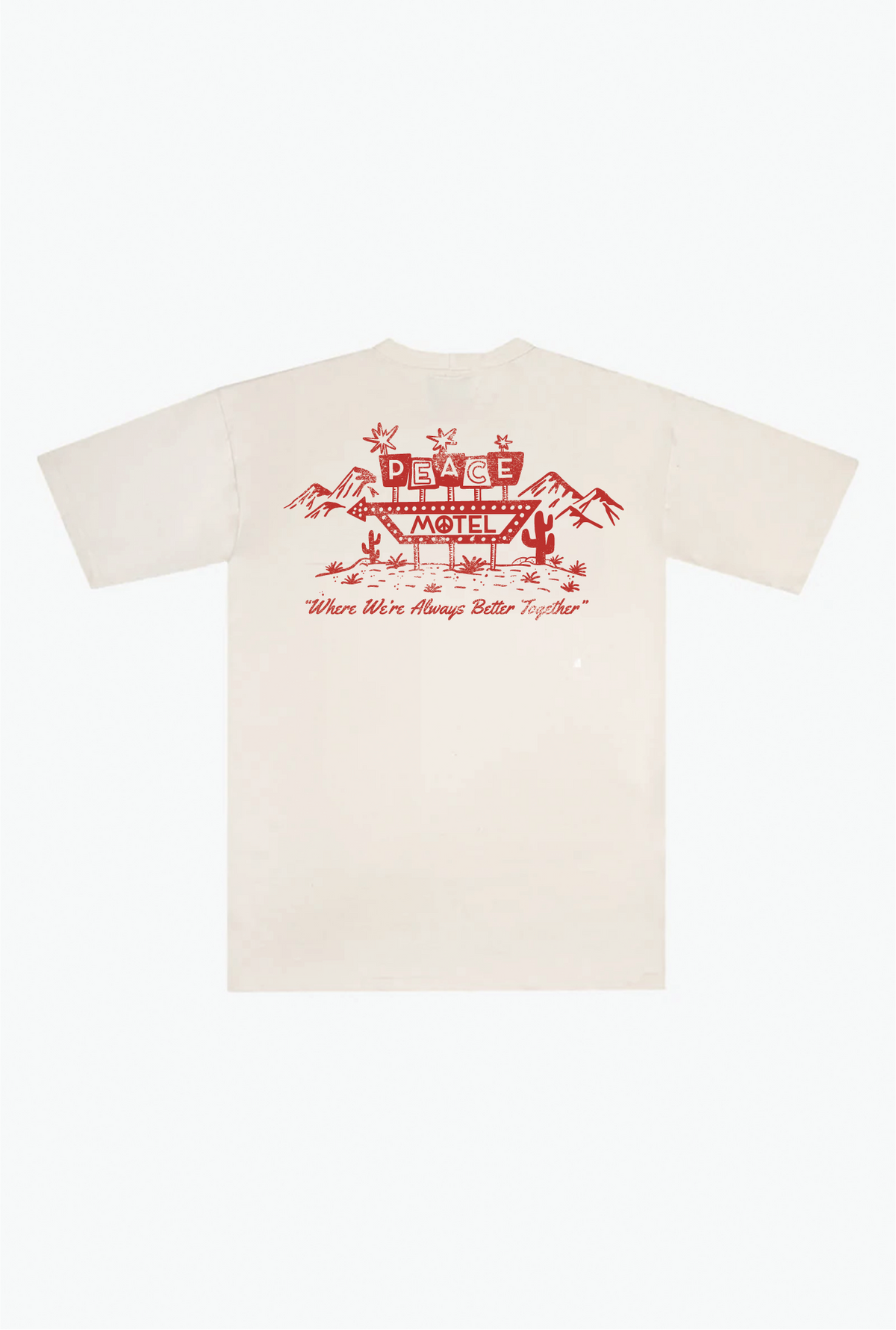 Peace Motel Heavyweight T-Shirt - Natural