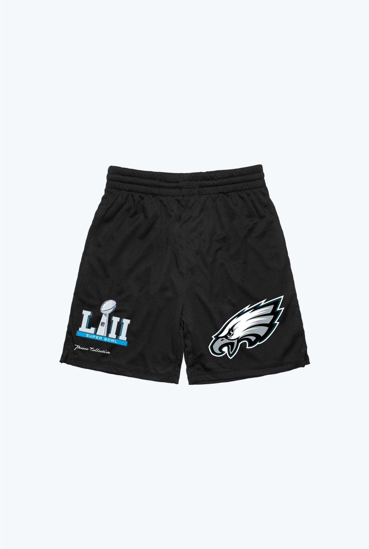 Philadelphia Eagles Super Bowl LII Mesh Shorts - Black