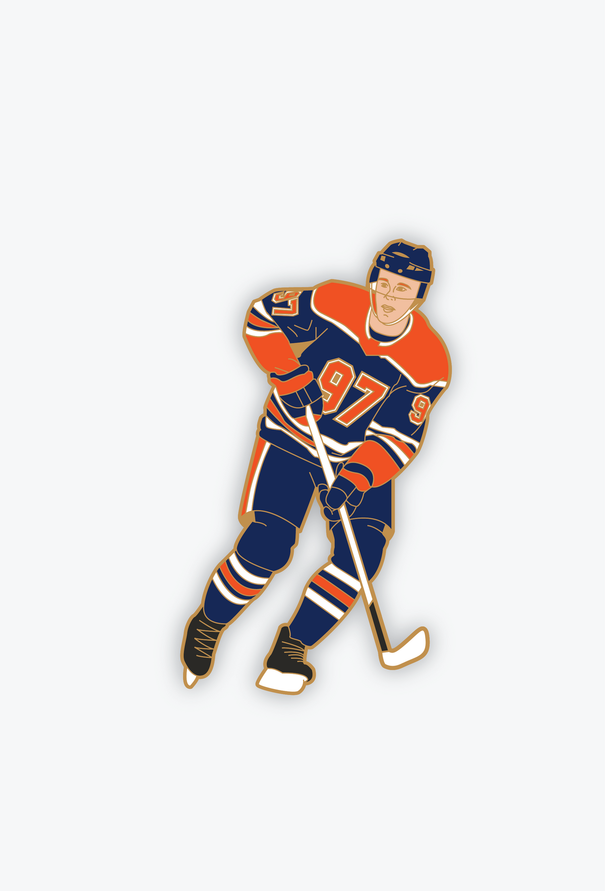 Connor McDavid Home Pin - Multicolor