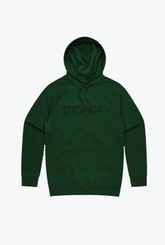 Peace Hoodie - Forest Green
