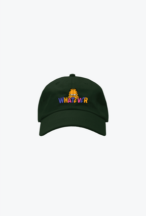 Vintage Garfield Dad Cap - Forest Green