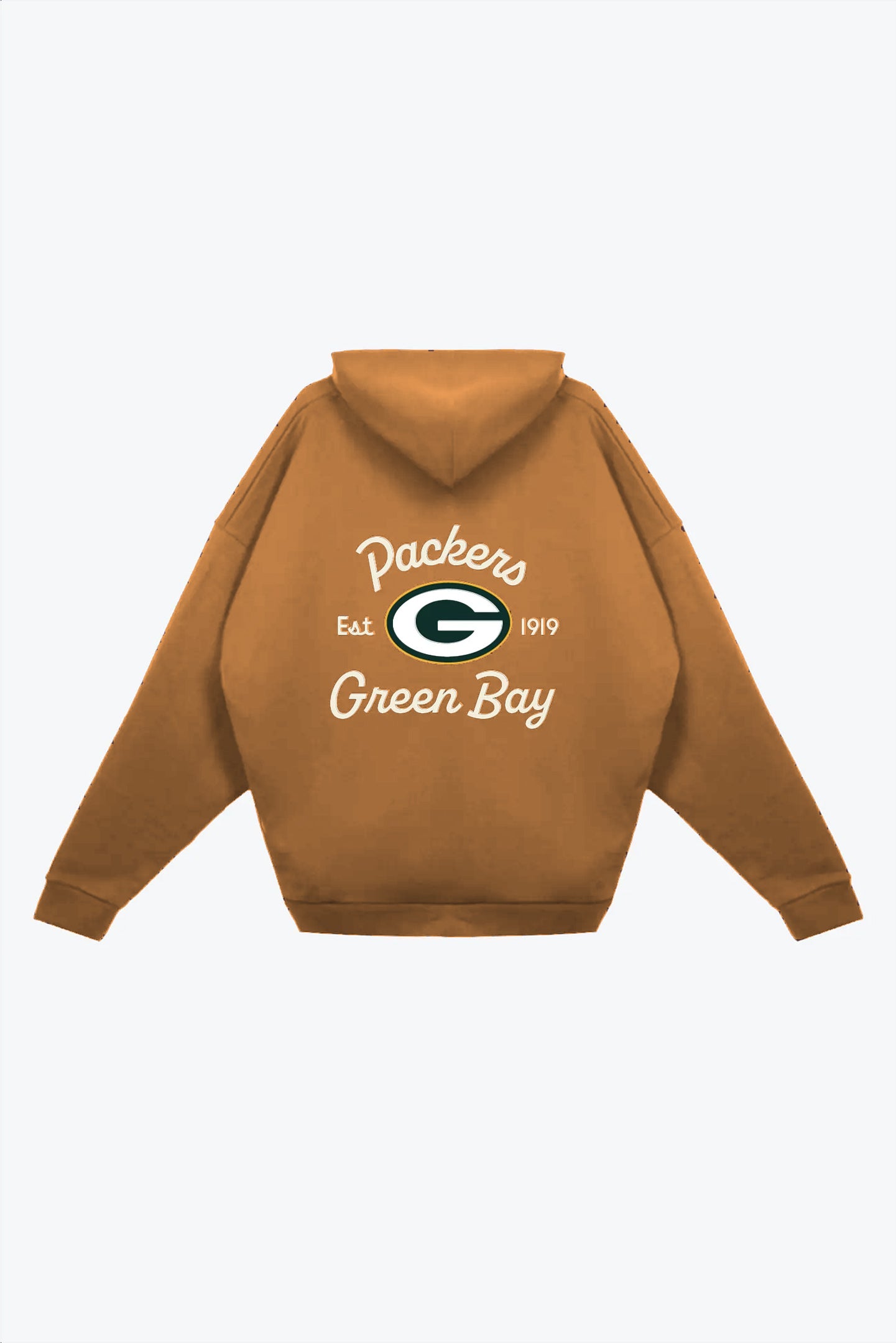 Green Bay Packers Fanleisure Heavyweight Hoodie - Brown
