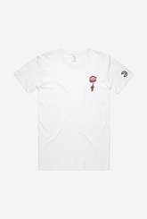 Atlanta Hawks Spinning Ball T-Shirt - White