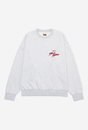 P/C x Naruto "True Peace" Heavyweight Crewneck - Ash