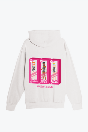 Barbie One Of A Kind Heavyweight Graphic Hoodie - White