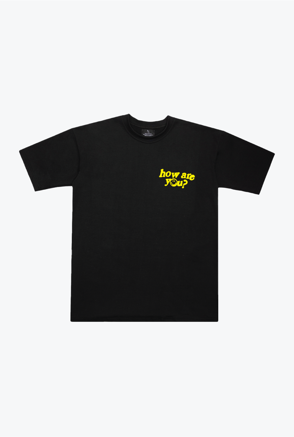 P/C x Smiley How Are You Really Heavyweight T-Shirt - Black