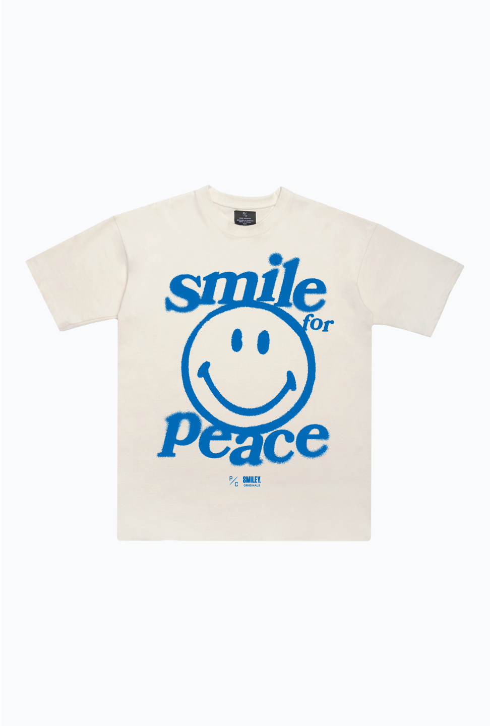 P/C x Smiley Heavyweight T-Shirt - Ivory