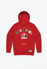 Hockey Canada Damen-Meisterschafts-Hoodie – Rot