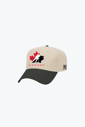 Hockey Canada A-Frame Cap - Ivory / Black
