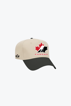 Hockey Canada A-Frame Cap - Ivory / Black