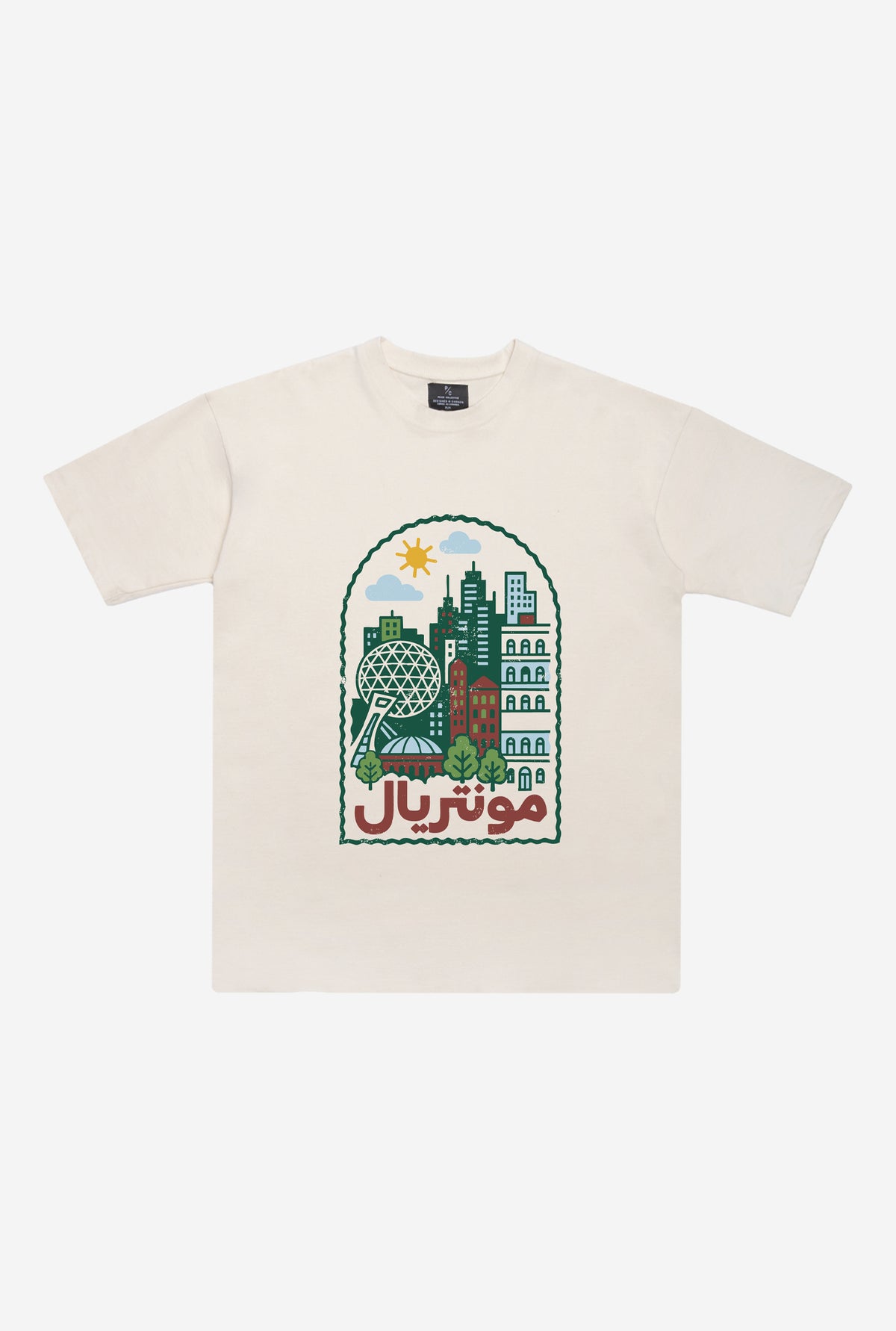 Home Away Montreal Heavyweight T-Shirt - Ivory