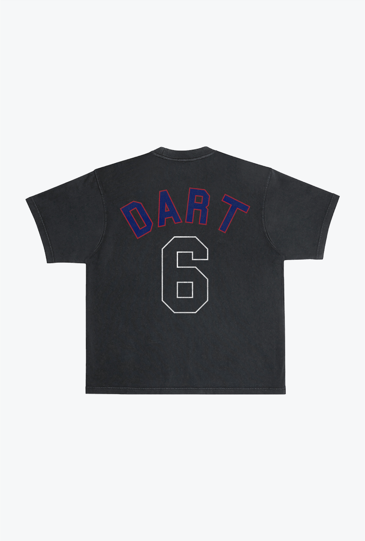 Jaxson Dart Heavyweight Garment Dyed T-Shirt - Black