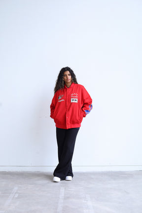 Peace Speedway Racing Jacket - Red