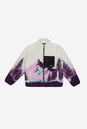 Peace Basics Fleece Sherpa - Winter Berry