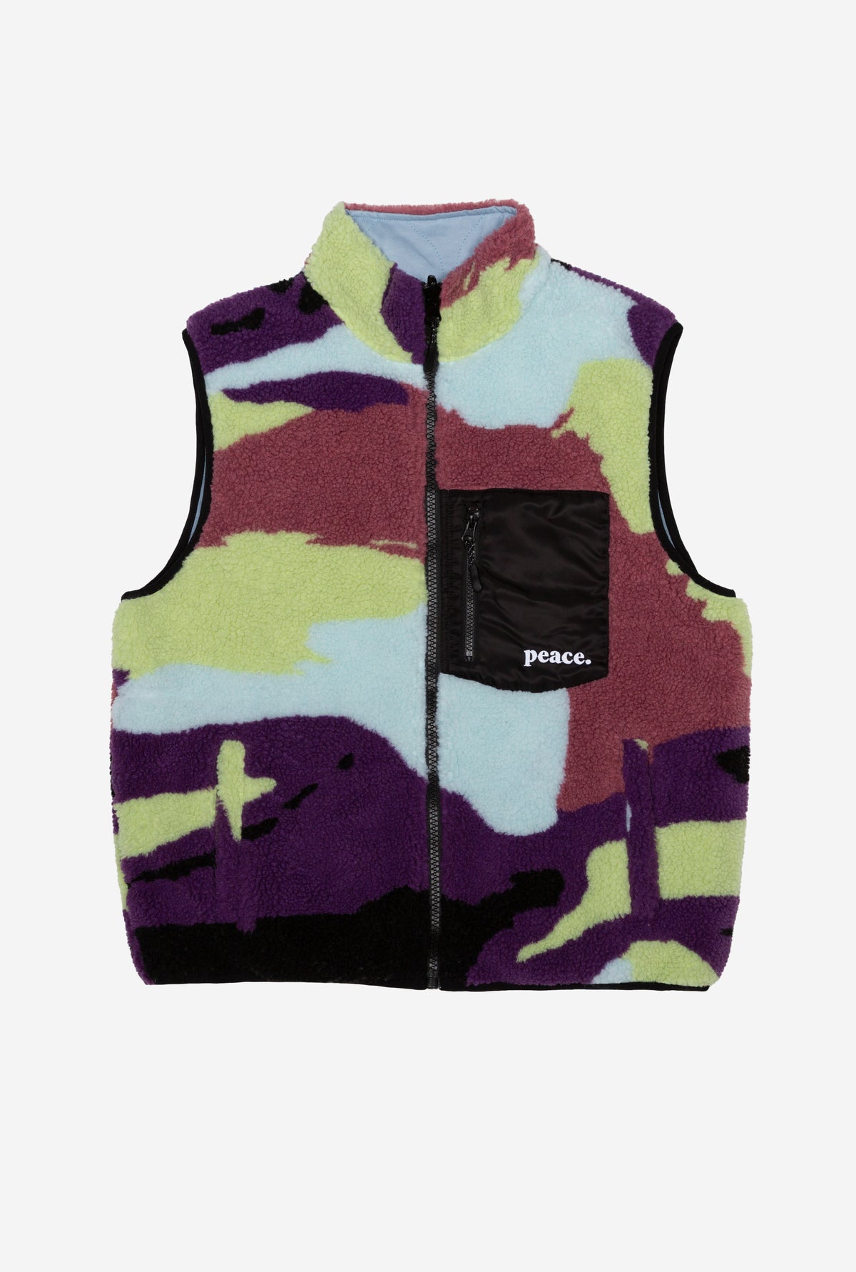 Peace Basics Quilted Vest - Aurora