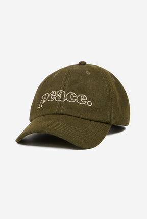 Peace Basics Dad Cap - Olive