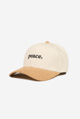 Peace Basics A-Frame Cap - Ivory / Suede