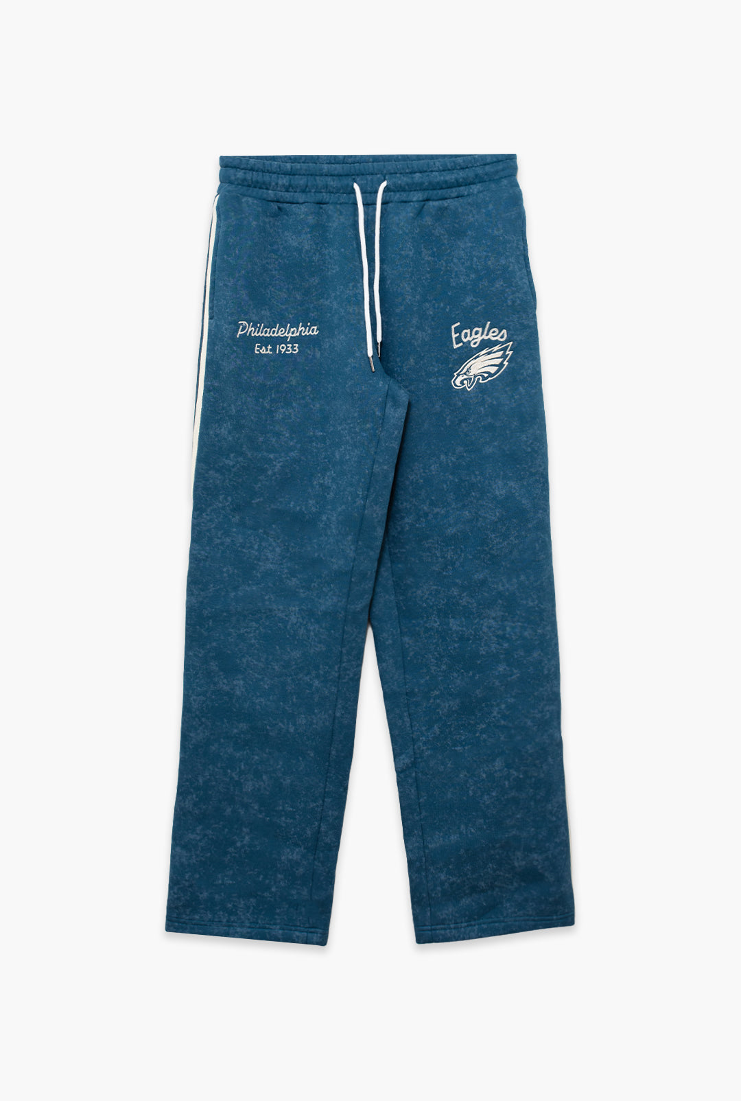 Philadelphia Eagles Sport Through Texture Garment Dye Track Pants - Midnight Green