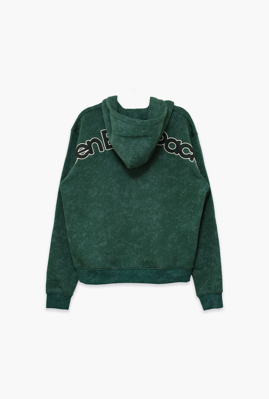 Green Bay Packers Sport Through Texture Heavyweight Full Zip Hoodie - Forest Green